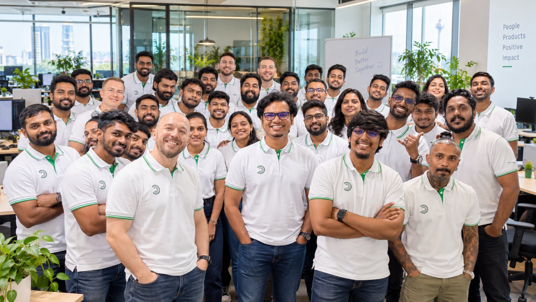The Umbrella Connect team in the managed office in Sri Lanka